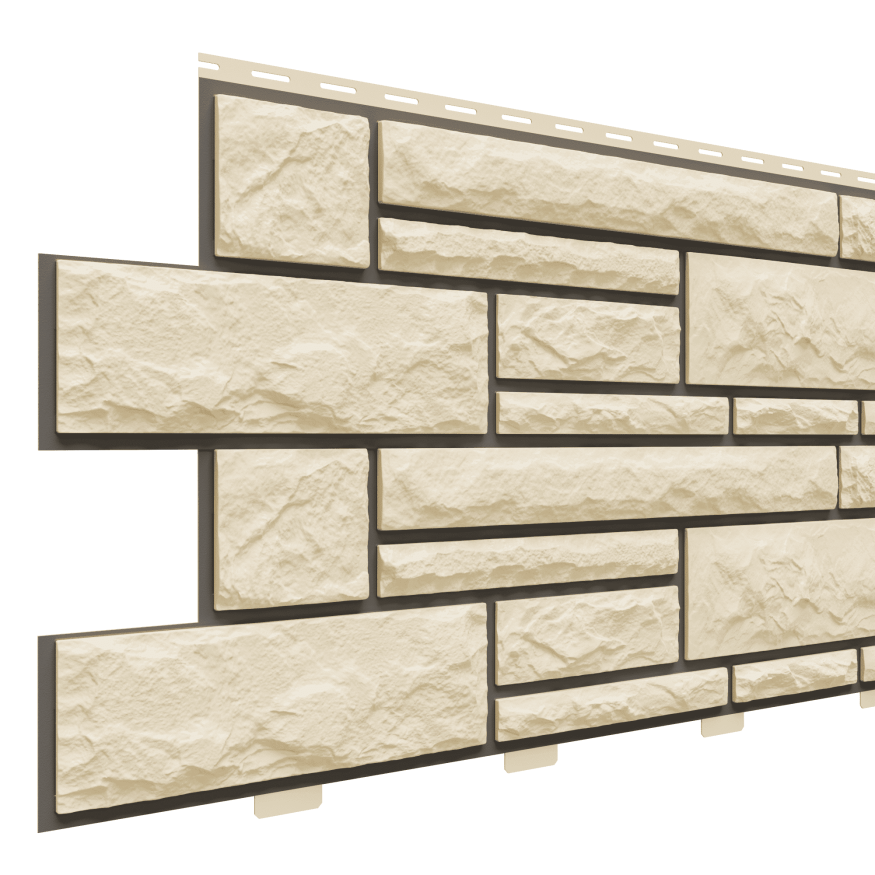 Фасадные панели Доломит, Брусчатка Доломит, Бежевый 3000 мм купить в Омске