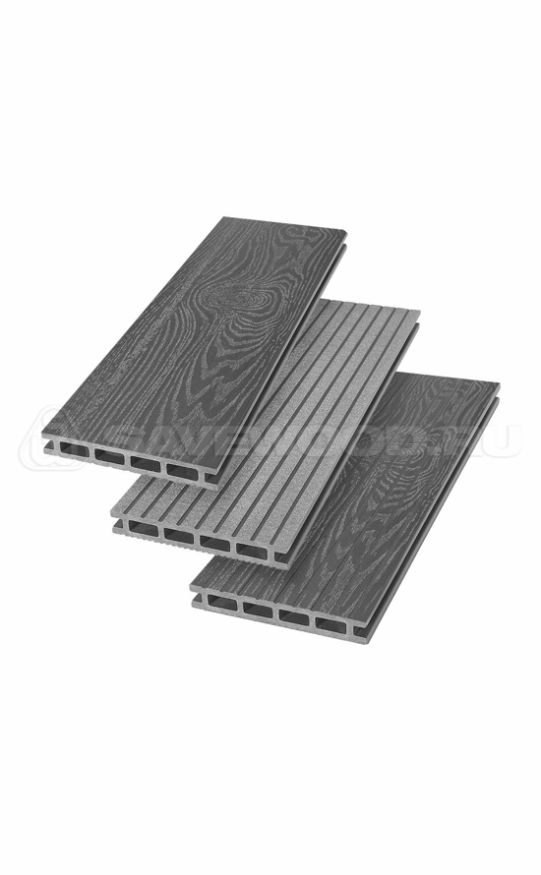 Террасная доска ДПК SaveWood, SW Carpinus (T), Графит купить в Омске