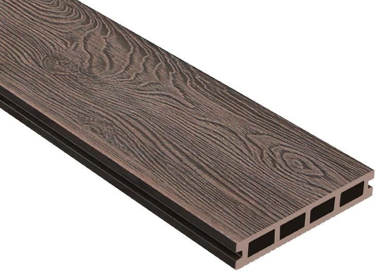 Террасная доска ДПК Outdoor 3D NEVADA/Коричневый вельветовый микс купить в Омске