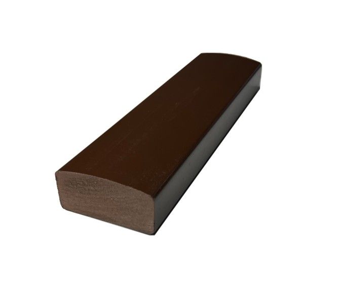 Лавочный брус Ecodecking Некст полнотелый глянцевый, Шоколад купить в Омске