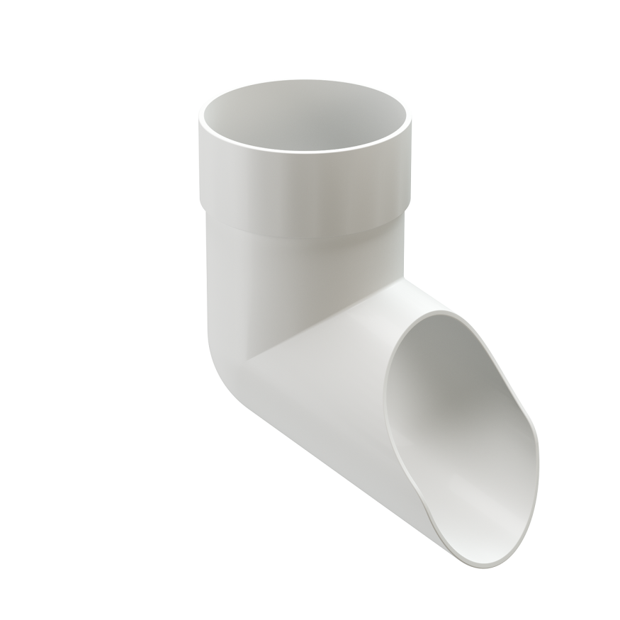 Наконечник для водостока Docke Premium, цвет Пломбир. купить в Омске