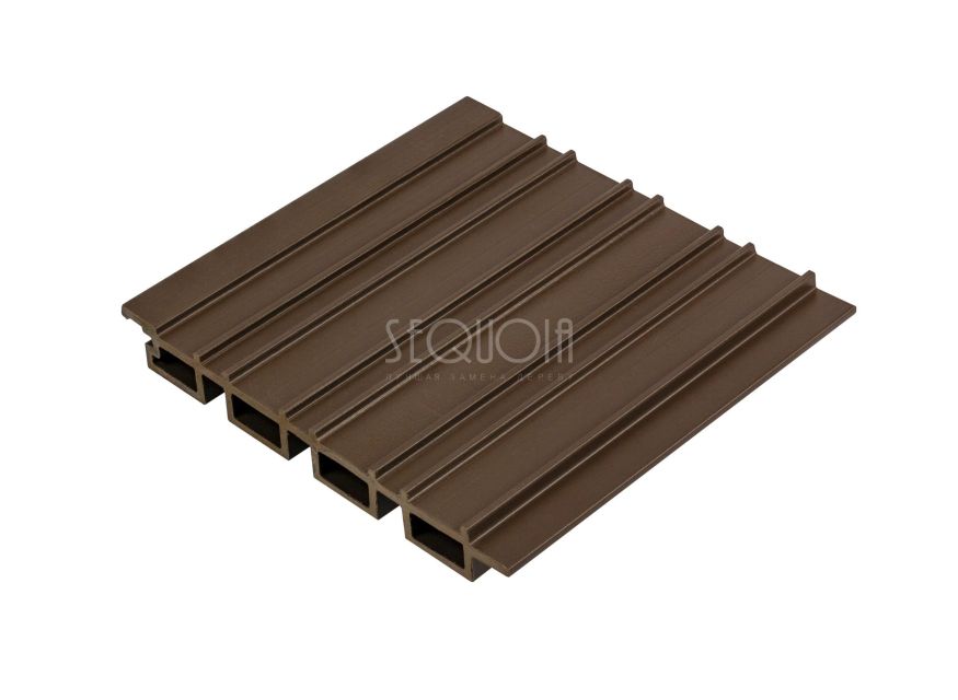 Доска фасадная SEQUOIA co-extrusion Коричневая купить в Омске