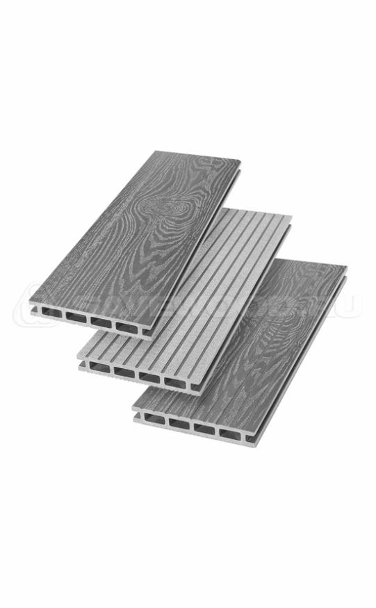 Террасная доска ДПК SaveWood, SW Carpinus (T), Пепельный купить в Омске