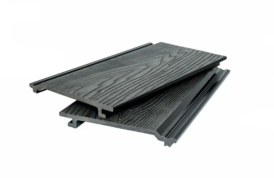 Фасадная доска из ДПК 3D WOOD Черный купить в Омске