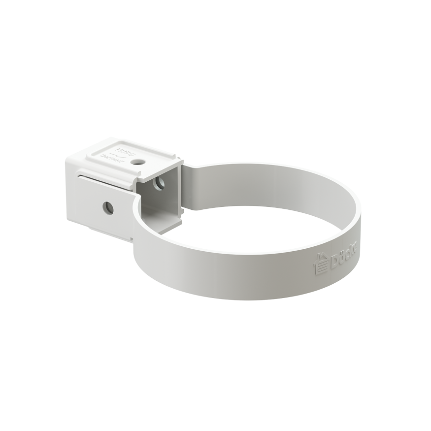 Универсальный хомут для водосточной трубы Docke Standard, белый купить в Омске
