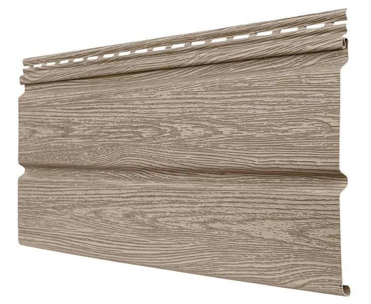 Виниловый сайдинг Tecos Lux Вагонка, Сибирский кедр купить в Омске