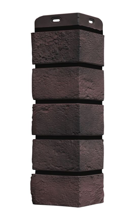 Угол наружный Grand Line, Состаренный кирпич Design Plus, Кофе (Черный шов) купить в Омске