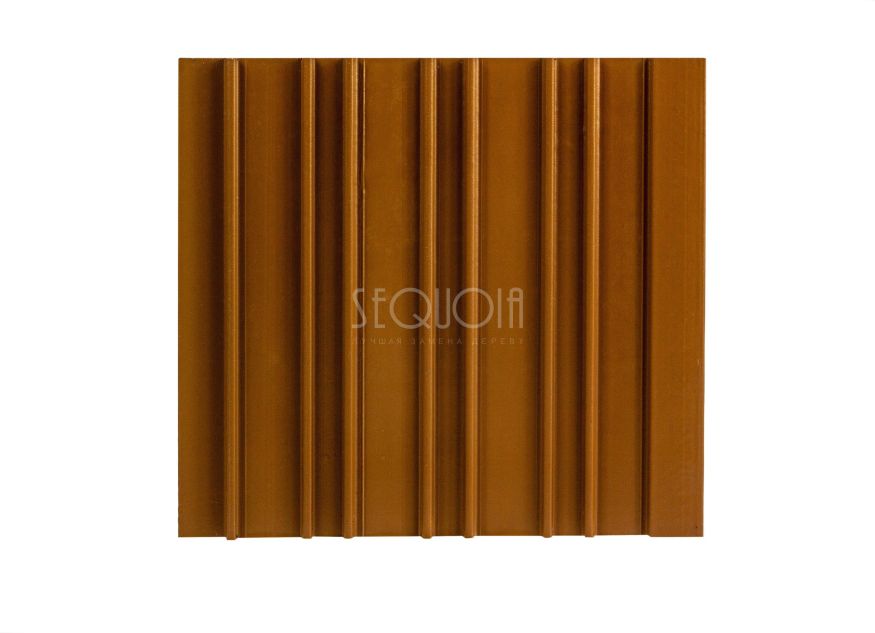Доска фасадная SEQUOIA co-extrusion Светло-коричневая купить в Омске
