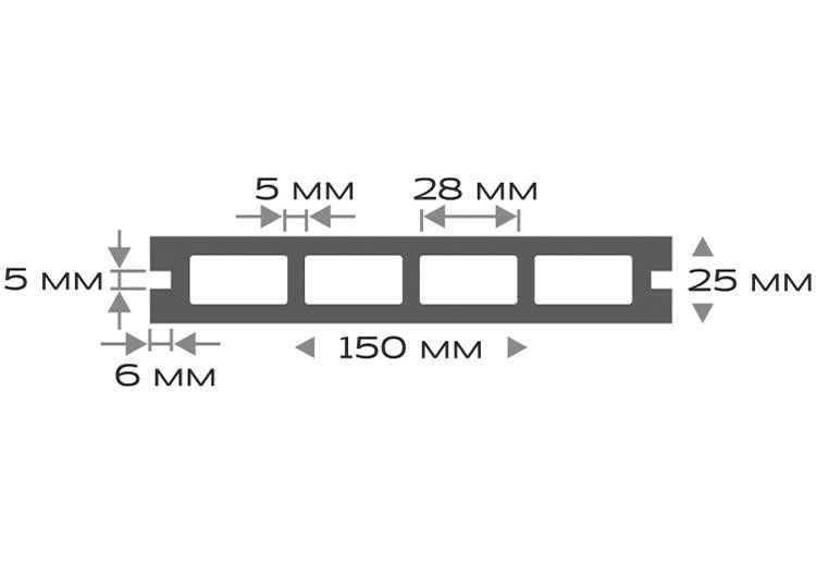 Террасная доска ДПК Outdoor 3D STORM/Вельвет дубовый купить в Омске