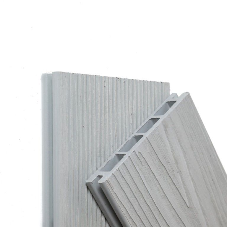 Террасная доска Экодекинг Титан 3D, Жемчуг купить в Омске