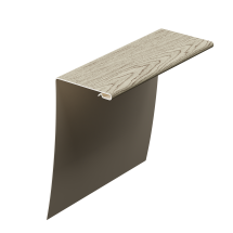 Универсальный профиль для окон 89/254 мм Docke, Амурский.