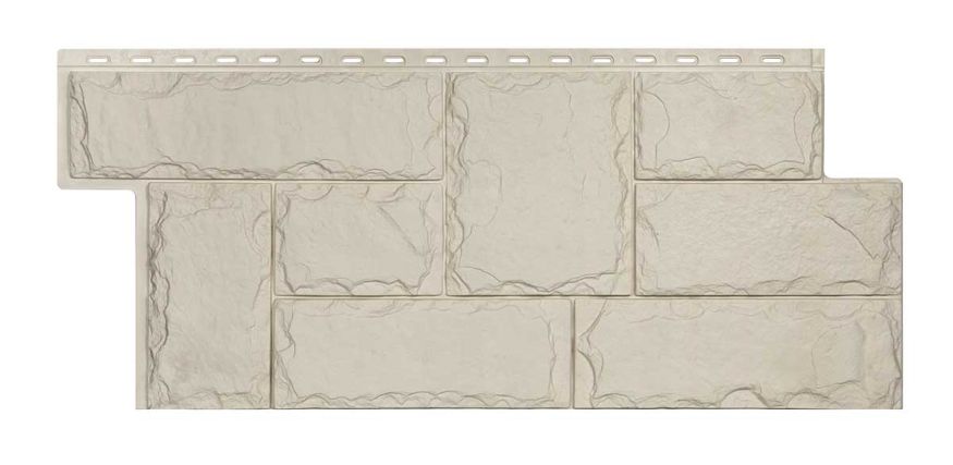 Фасадная панель T-Сайдинг, Марсель ЭКО-1 Белый купить в Омске