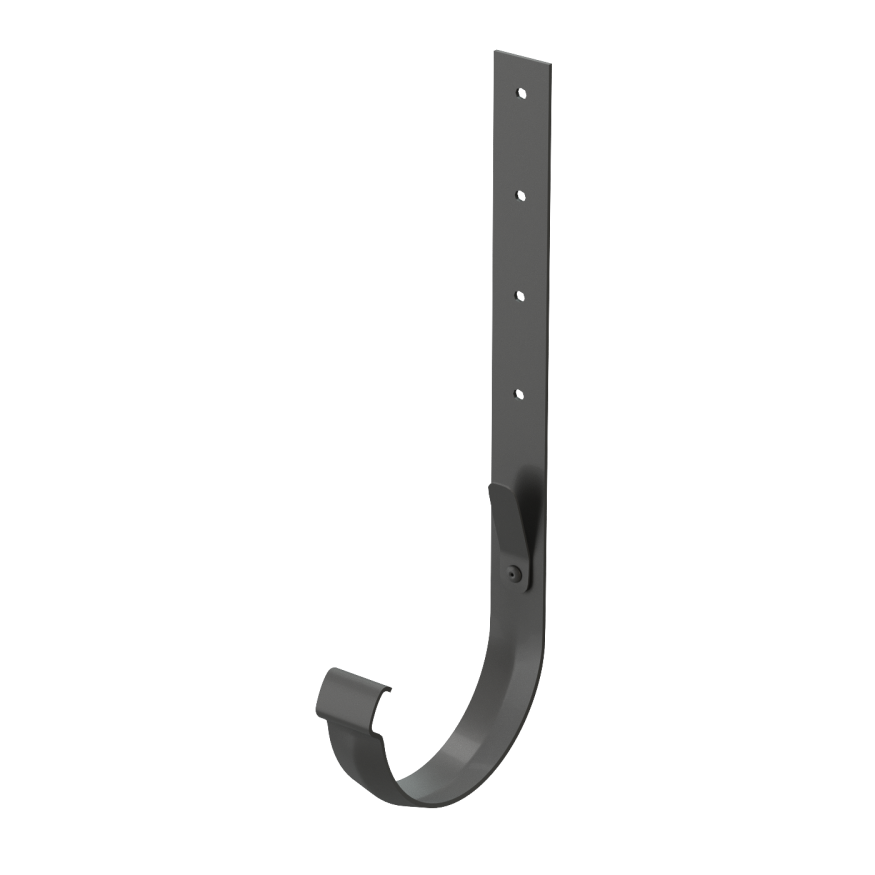 Металлический кронштейн для желоба Docke Lux, Графит купить в Омске