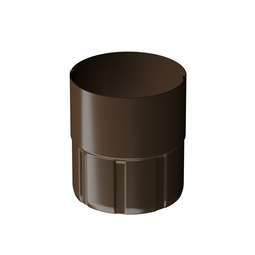 Соединительная муфта для водостока Docke Stal Premium, цвет Каштан. купить в Омске