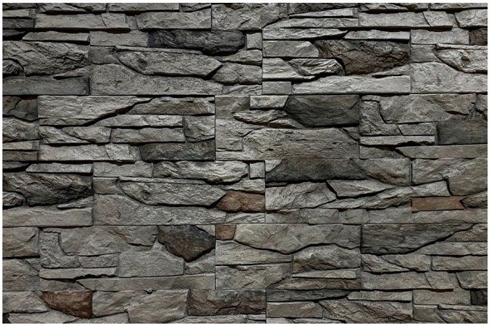 Фиброцементные панели КАНЬОН Сланец - 50 купить в Омске