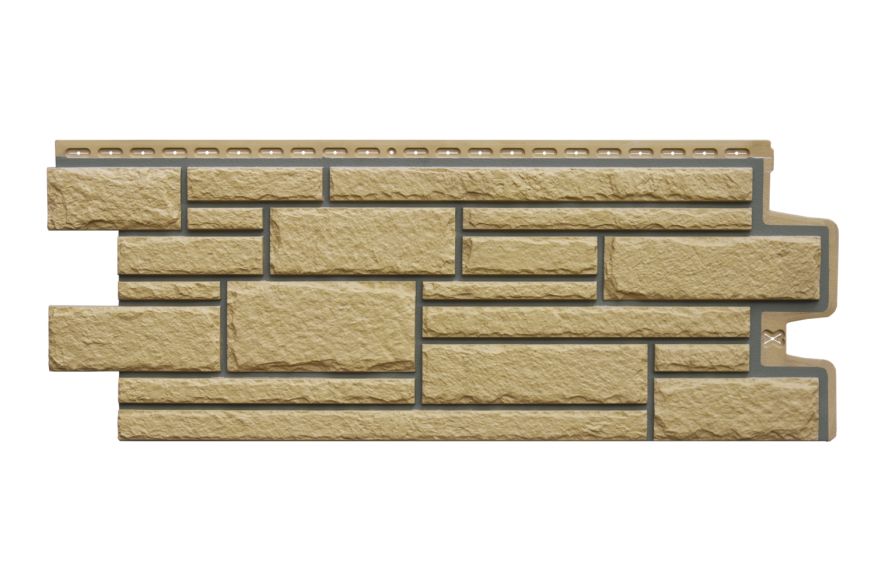 Фасадные панели Grand Line, Камелот Design, Песочный купить в Омске