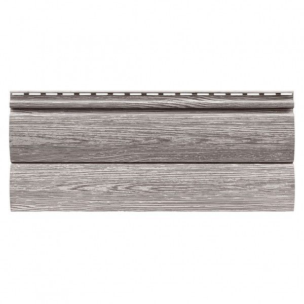 Виниловый сайдинг Tecos Lux Двойной оцилиндрованный брус, Алтайская берёза купить в Омске