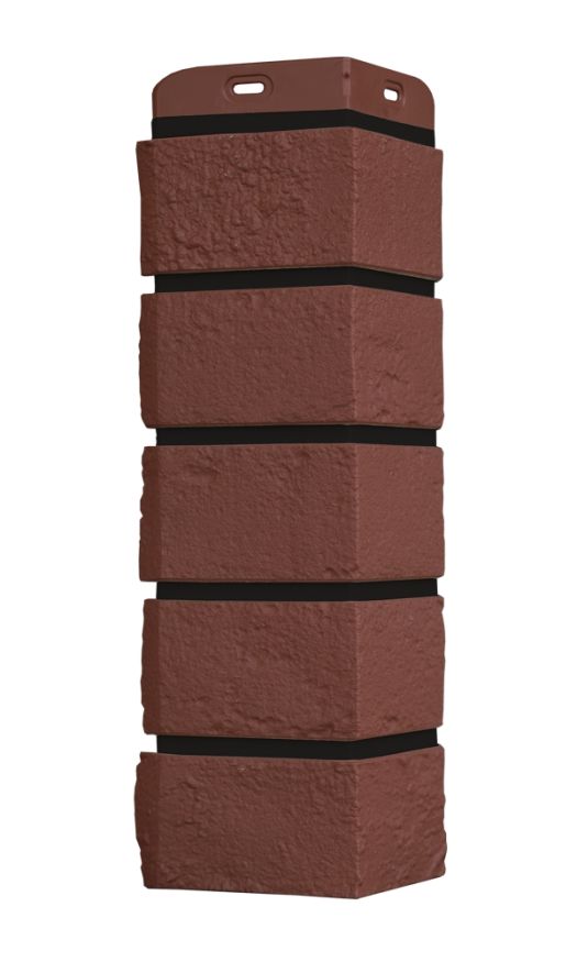 Угол наружный Grand Line, Состаренный кирпич Design Plus, Корица (Черный шов) купить в Омске