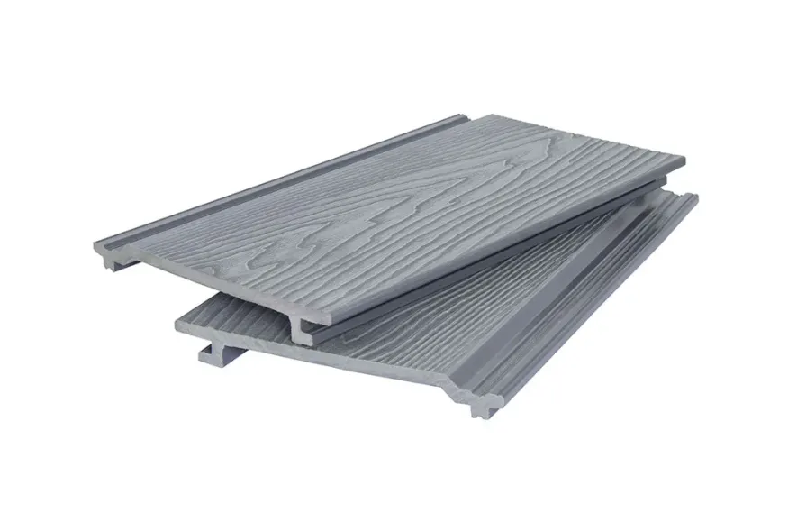 Фасадная доска из ДПК 3D WOOD Серый купить в Омске