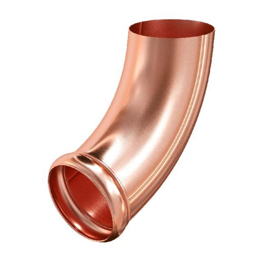 Декорированный отвод трубы Aquasystem из меди 125/90 купить в Омске