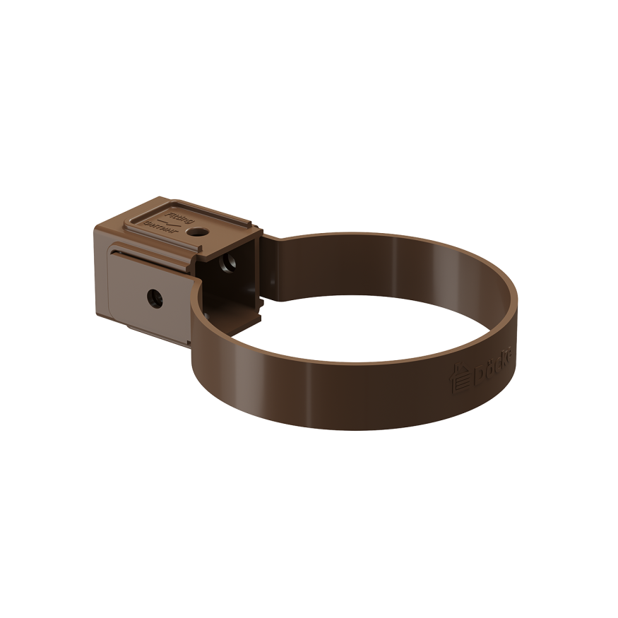 Универсальный хомут для водосточной трубы Docke Standard, цвет светло-коричневый. купить в Омске
