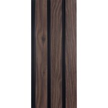 Стеновая панель 3D FineBer Темный орех