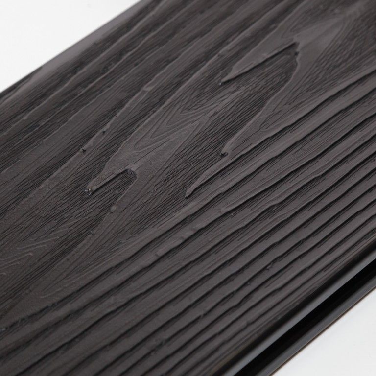 Террасная доска Экодекинг Титан 3D, Антрацит купить в Омске