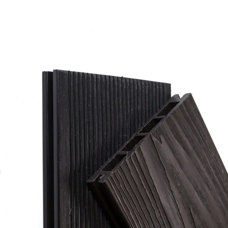 Террасная доска Экодекинг Титан 3D, Антрацит купить в Омске