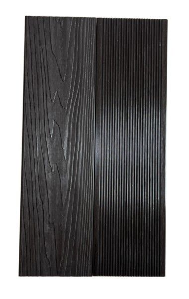 Террасная доска Экодекинг Титан 3D, Антрацит купить в Омске