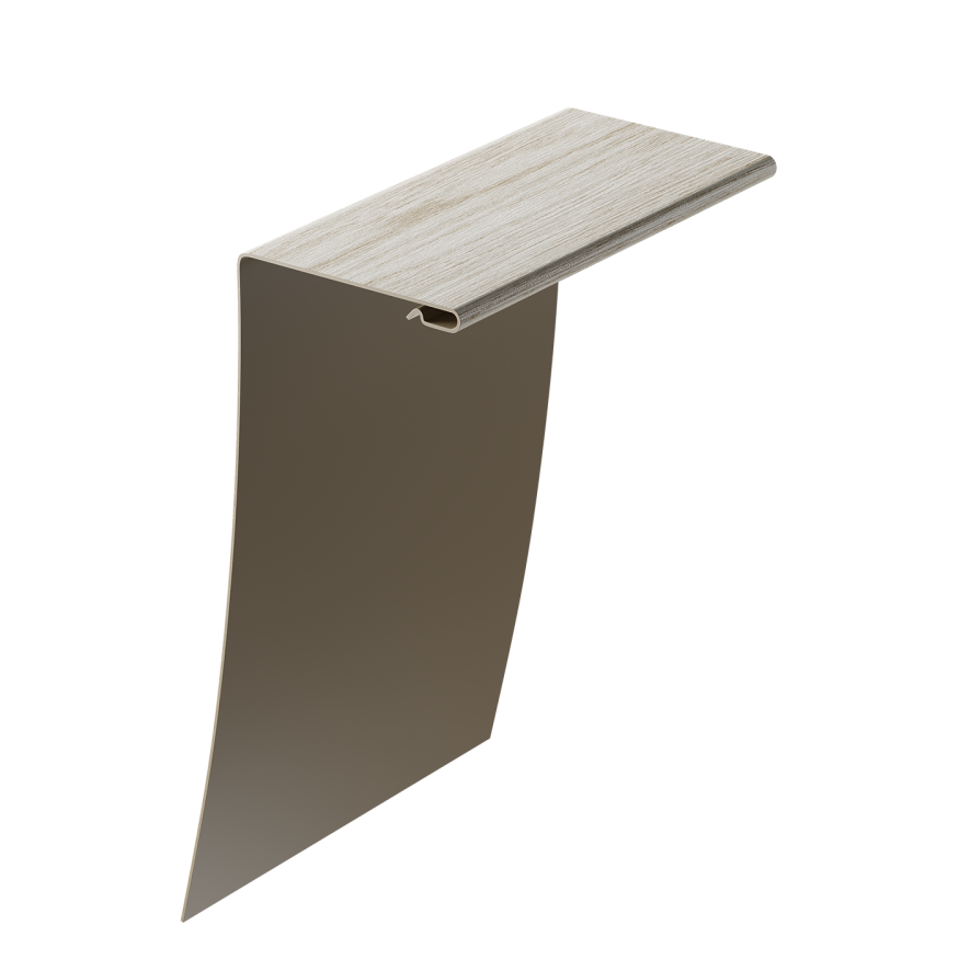 Универсальный профиль для окон Docke 89/254 мм, цвет Орех купить в Омске