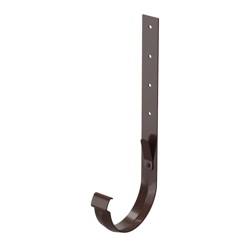 Металлический кронштейн для желоба Docke Lux, Шоколад купить в Омске