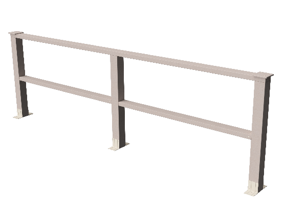 Декоративное ограждение из ДПК GRINDERDECO Ковбойская изгородь, выбеленный дуб купить в Омске