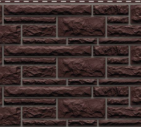 Фасадные панели Доломит, Брусчатка Доломит, Корица 3000 мм купить в Омске