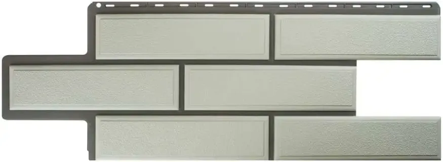 Фасадная панель Альта-Профиль Венецианский камень Белый купить в Омске