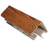 Наружный угол BrusDecor с древесным эффектом купить в Омске