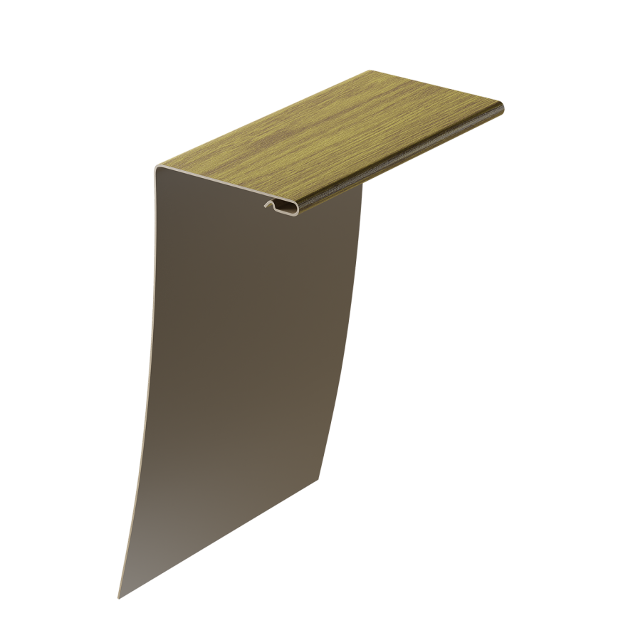 Универсальный профиль для окон Docke 89/254 мм, цвет Миндаль. купить в Омске