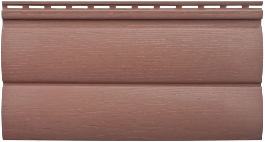 Виниловый сайдинг Альта-профиль Блок-хаус Премиум, ВН-03 Красно-коричневый купить в Омске