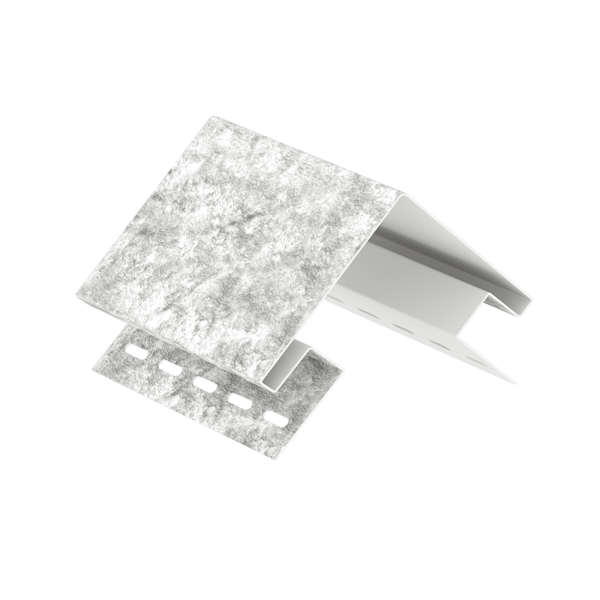 Наружный угол Ю-Пласт, Стоун-хаус Кварцит, Светло-Серый купить в Омске