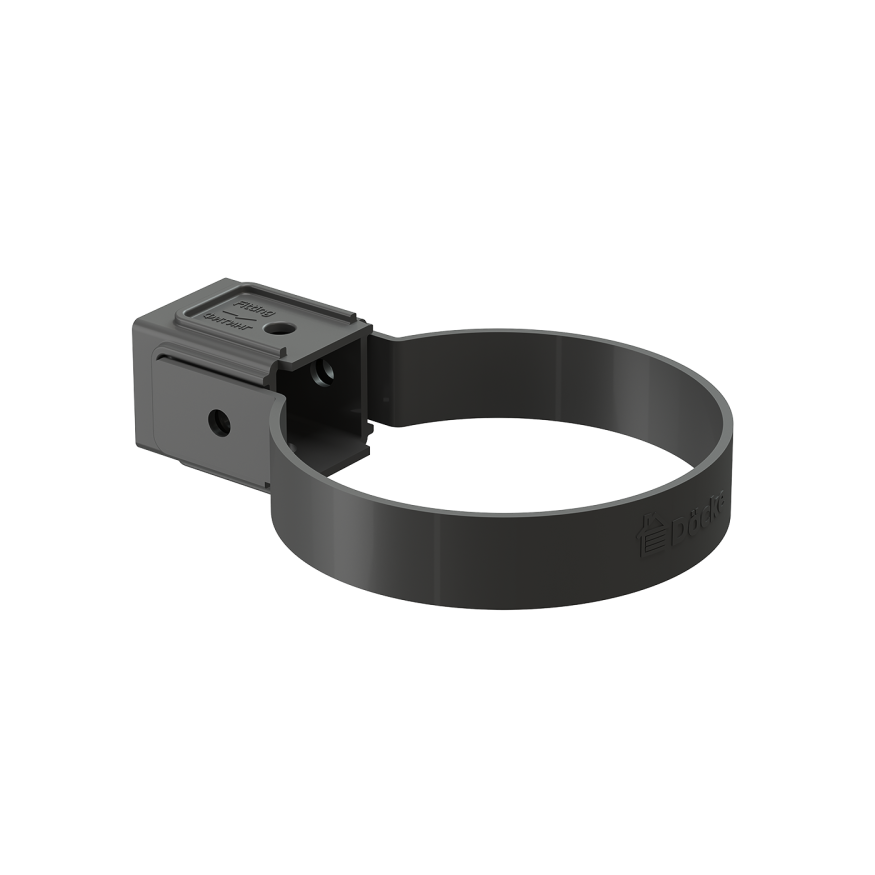 Универсальный хомут для водосточной трубы Docke Standard, серого цвета. купить в Омске