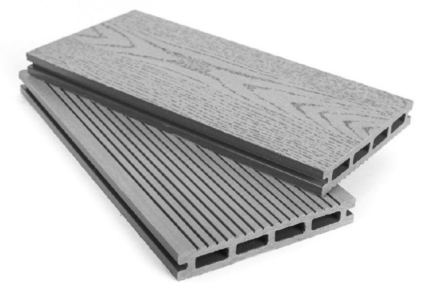 Террасная доска ДПК АЙ-ТЕХПЛАС серого цвета купить в Омске