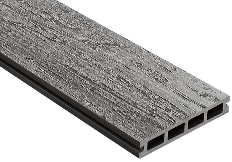Террасная доска ДПК Outdoor 3D VIRGINIA/COLORADO в темно-сером цвете. купить в Омске