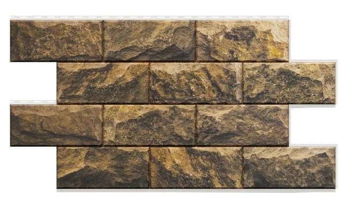 Фасадная термопанель Доломит Дагестанский камень, Тигровый глаз купить в Омске