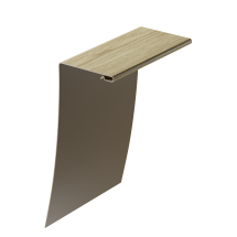 Универсальный профиль для окон 89/254 мм Docke, Кедр