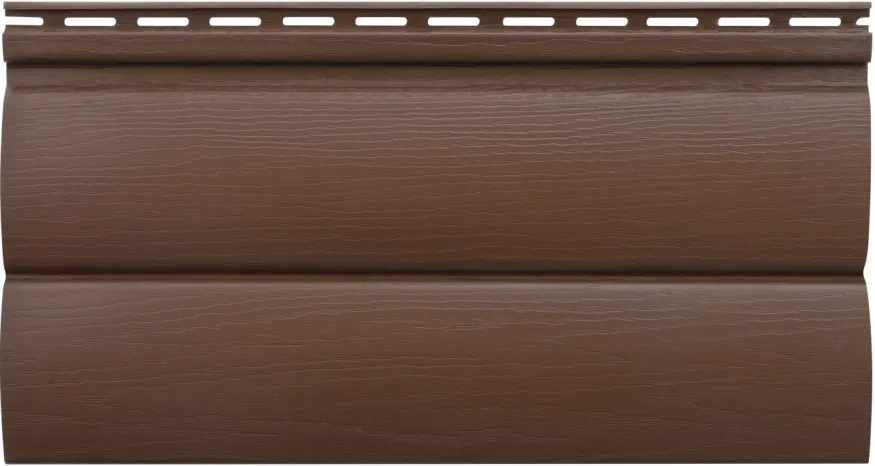 Виниловый сайдинг Альта-Профиль Блок-хаус Премиум, ВН-03 Орех темный купить в Омске