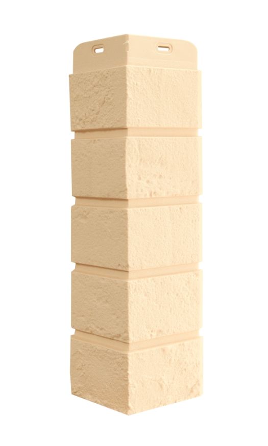 Угол наружный Grand Line, Состаренный кирпич Classic, Бежевый купить в Омске