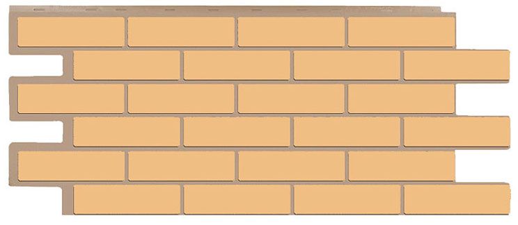 Фасадная панель T-Сайдинг, Кирпич Модерн Бежевый купить в Омске
