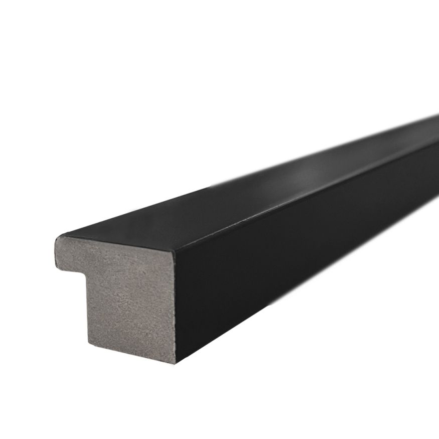 Завершальная рейка для 3D панели черного цвета купить в Омске