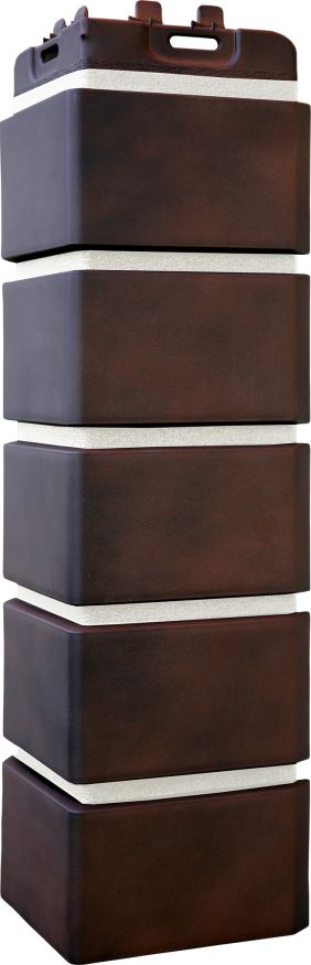 Угол наружный Grand Line, Клинкерный кирпич Design Plus, Кофе с белым швом купить в Омске