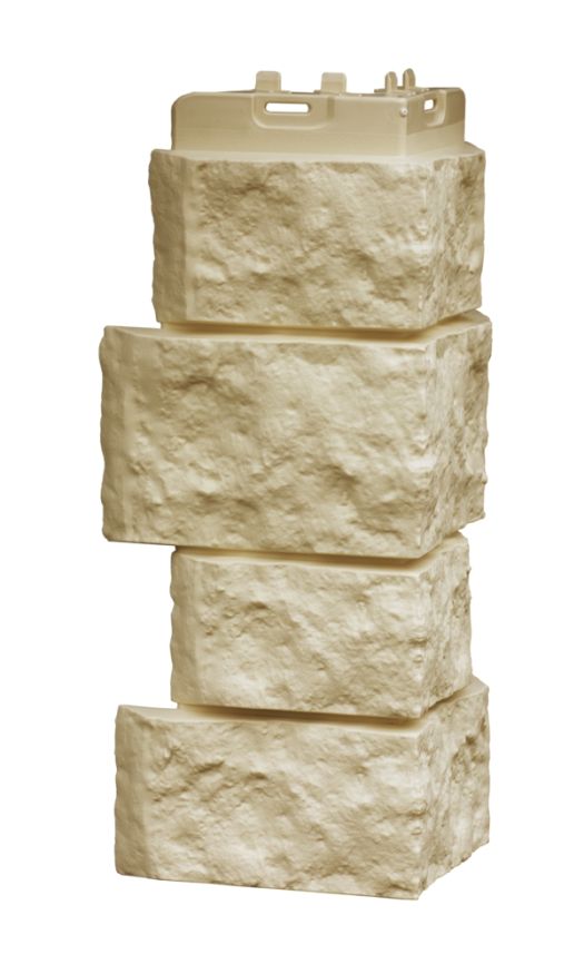 Угол наружный Grand Line, Дикий камень Classic, Бежевый купить в Омске