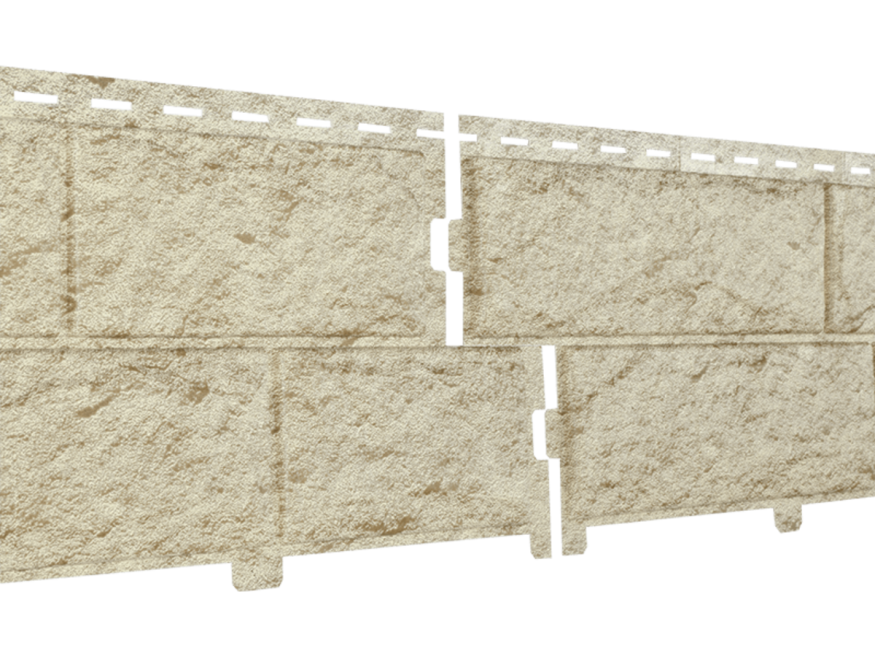 Фасадные панели Ю-Пласт Стоун Хаус Камень, Золотистый купить в Омске
